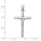 14K White Gold Crucifix Pendant Charm Religious 39 X 20mm Jewerly